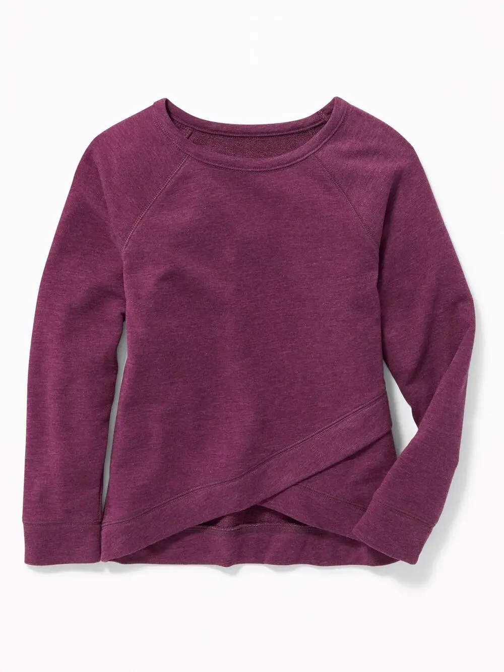 Old Navy Red Cross-over Crew Neck Sweatshirt 14